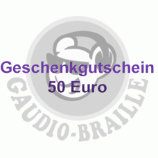 Geschenk-Gutschein - Wert 50 Euro