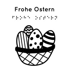 Ostergrußkarte 