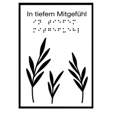 Kondolenzkarte 