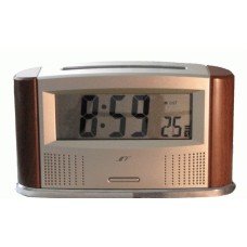 Sprechender Funk-Wecker Thermo