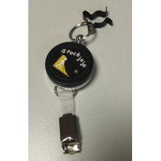 Stockjojo mit Hosenträgerclip - der praktische Helfer, wenn der Langstock mal im Wege ist!